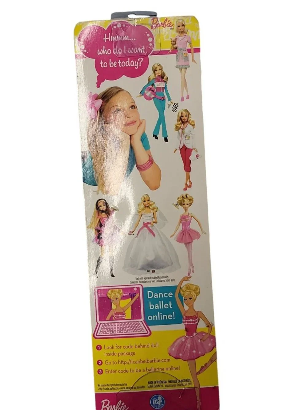 Ballerinna BARBIE - I can be... Career Series #R5230-0910 2009 NEW IN BOX